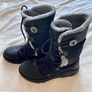 Chaco Belyn Baa Fur-Lined Lace-Up Winter Boots